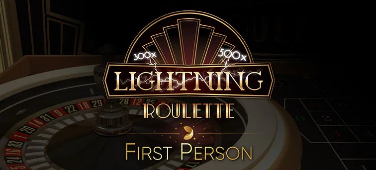 First Person Lightning Roulette logo – Live Shows by Evolution at 20Bet